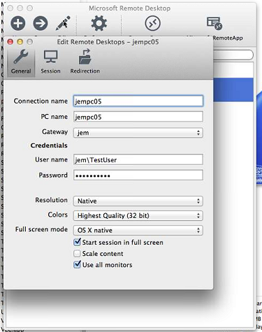 microsoft remote desktop 10 mac rdp folder